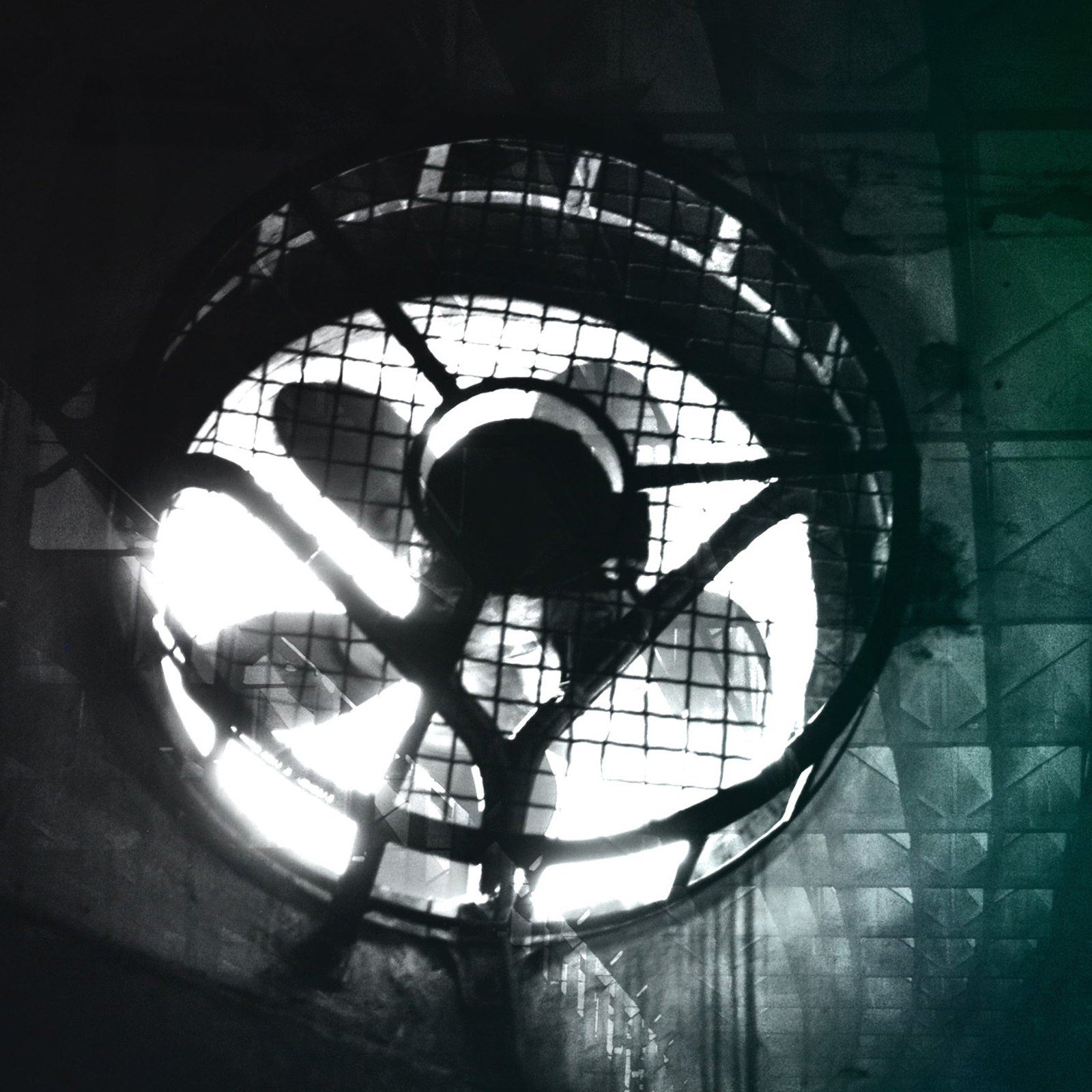 Close-up of the backlit industrial fan from the Coiling cover